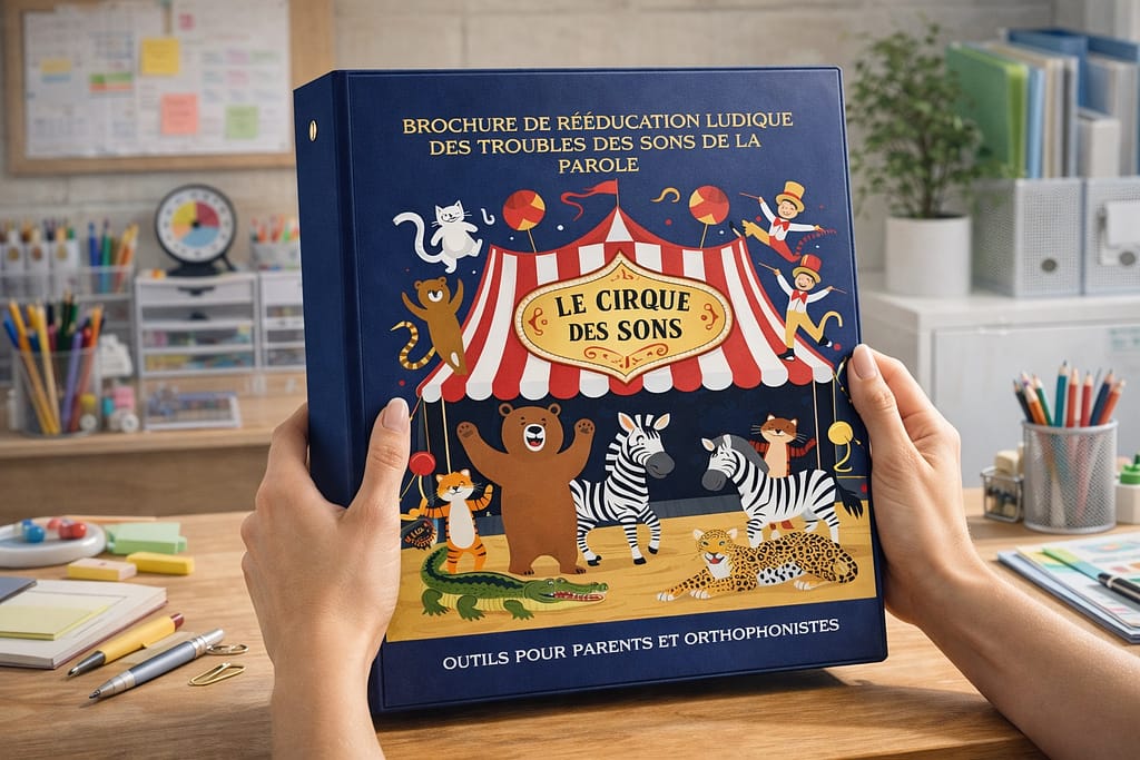 Accueil activité ludique d’orthophonie pour enfant à télécharger dans un livret pour travailler à la maison